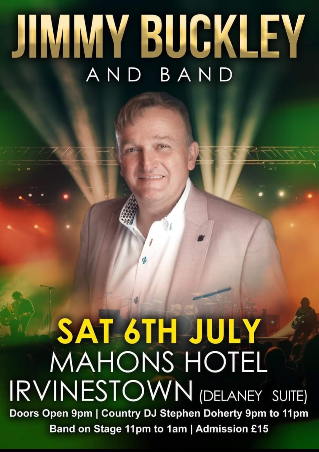 Jimmy Buckley Concert
